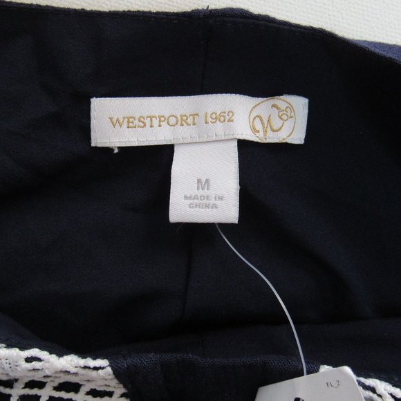 Westport 1962 Summer Sleeveless Navy White Shift Dress - Picture 4 of 8